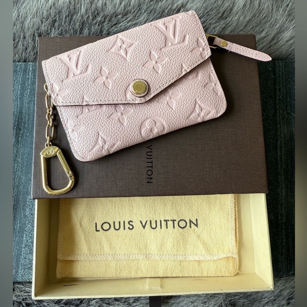 Louis Vuitton Key Pouch Monogram Empriente Pink Rose Ballerine